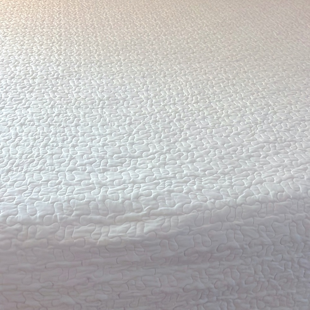 off white king size quilt